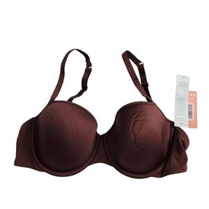 ThirdLove 24/7 Classic T-Shirt Bra Mahogany Brown 36C NWT